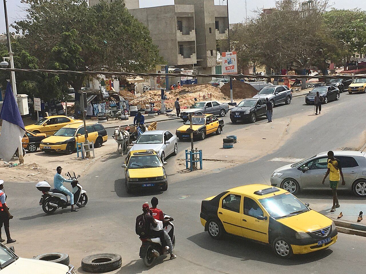 Une rue de Dakar